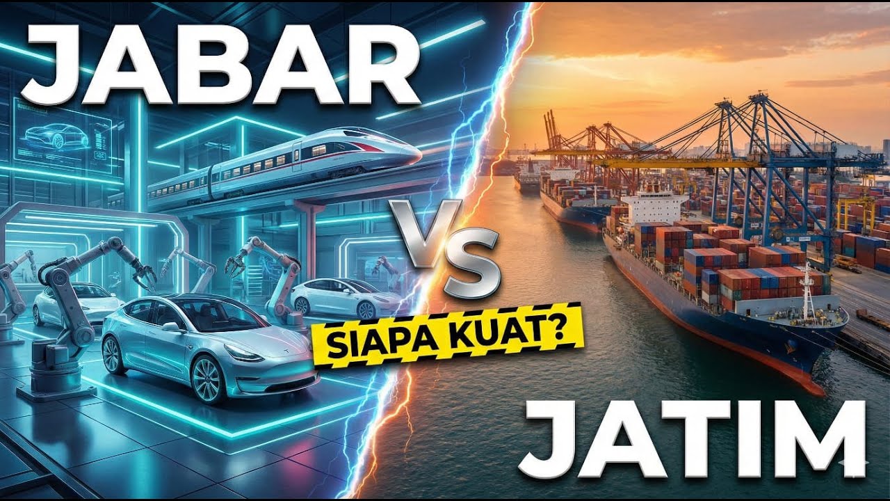 Jawa Barat vs Jawa Timur!! Siapa Sebenarnya Raksasa Ekonomi Pulau Jawa?