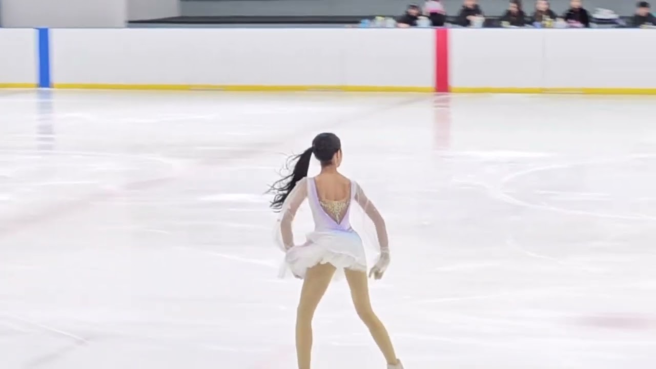 ISU Thai National Level5test Chomphuphing Rintaka #iceskater #iceskating #iceskate #isu #thailand