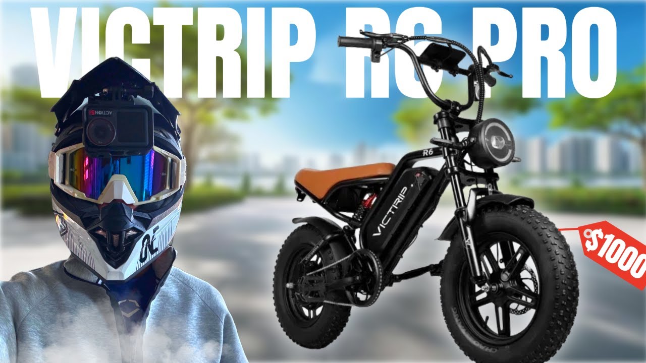Электровелосипеды становятся всё лучше! Victrip R6 Pro