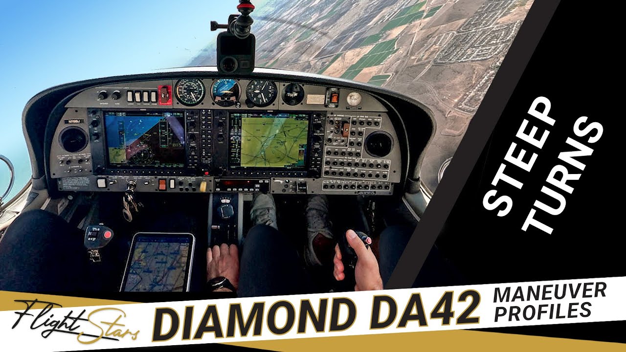 Diamond DA42 Multi-Engine Steep Turns Tutorial