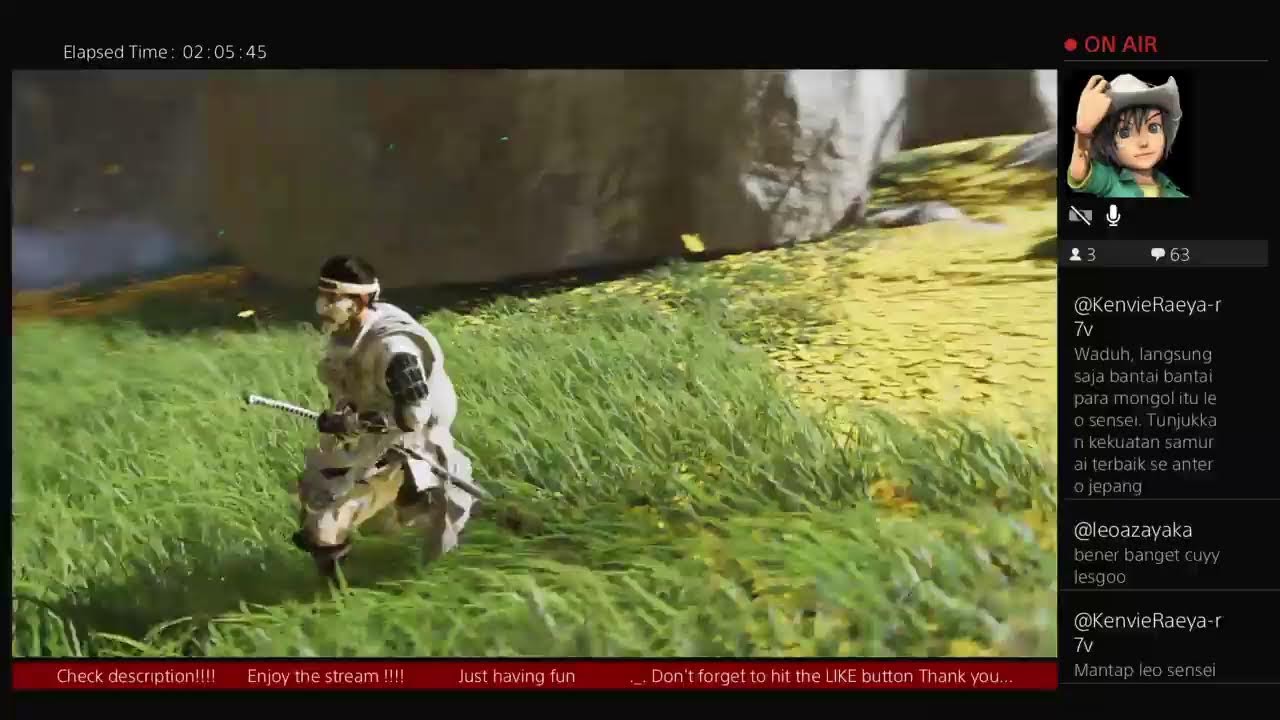 OFFMIC | test stream pake PlayStation |Ghost of Tsushima