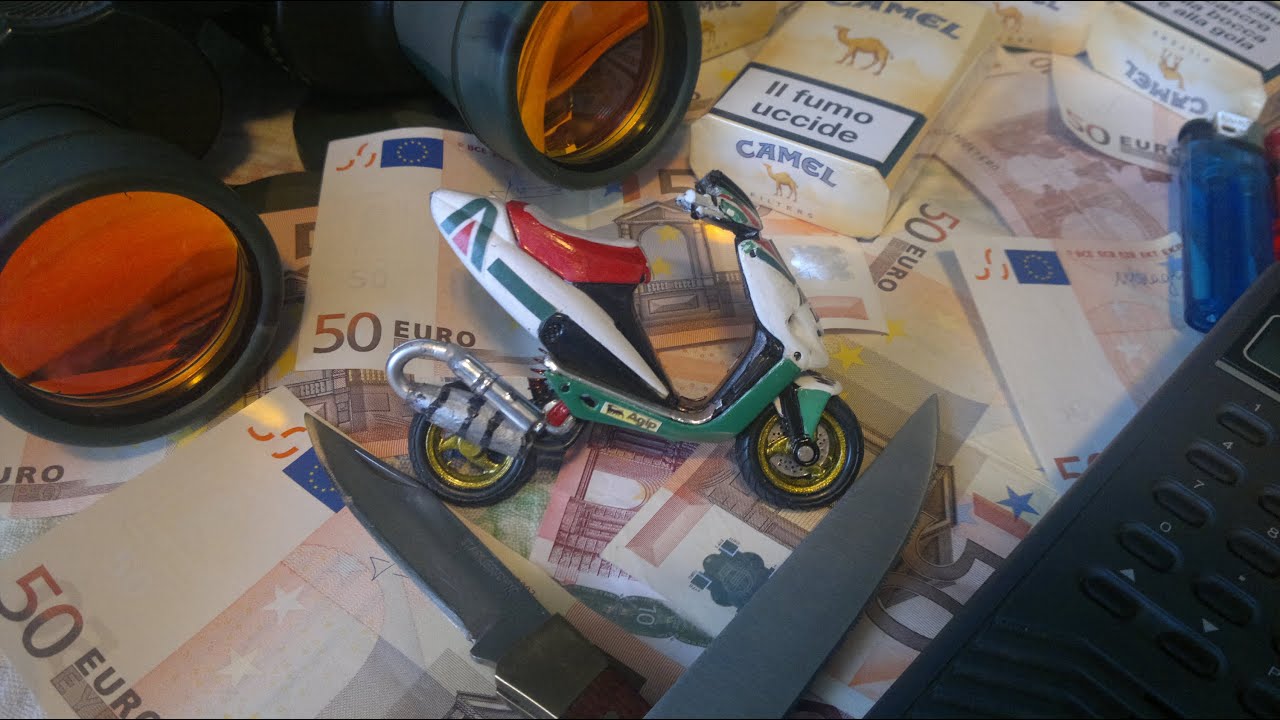 My 2° Malaguti Phantom F12 modellino 1/18 tuning story