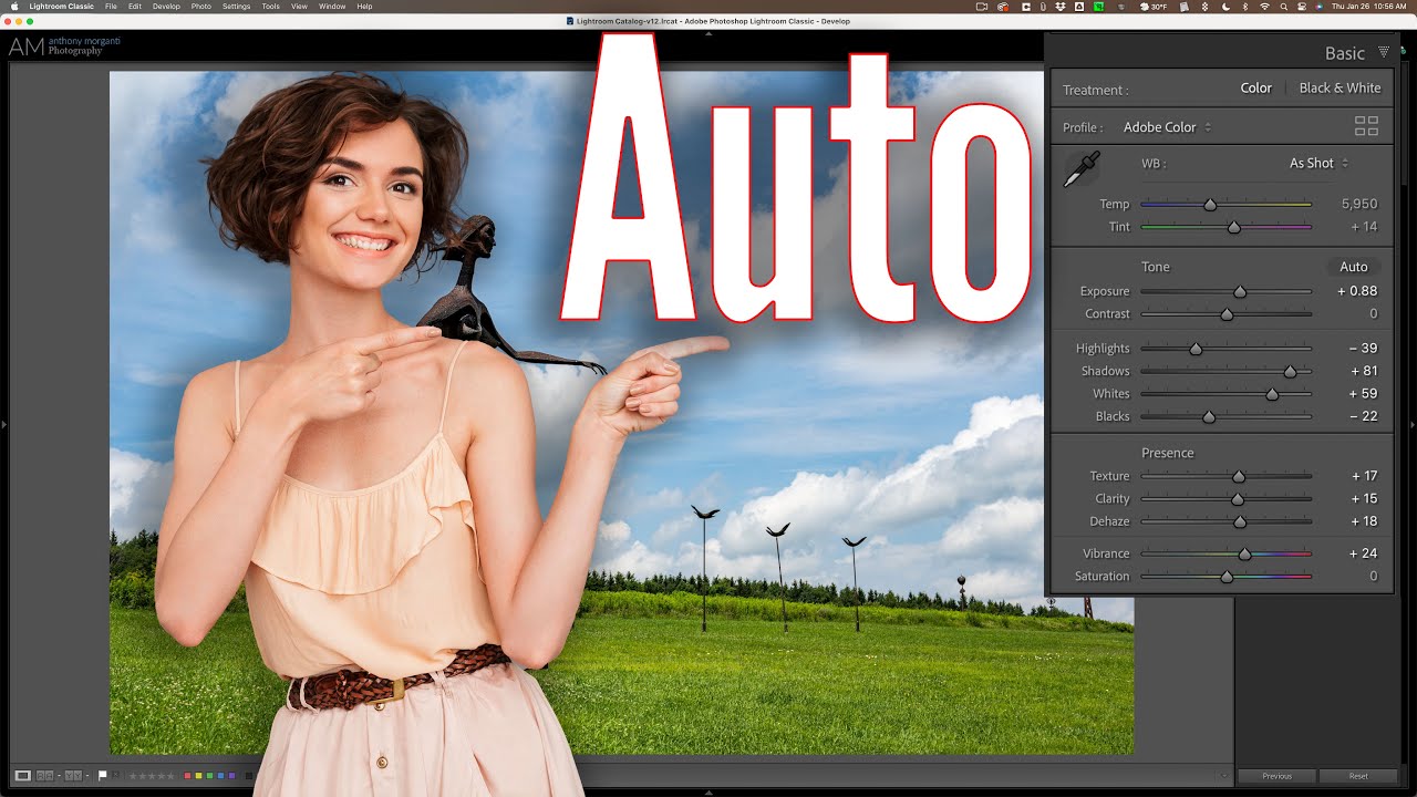 The HIDDEN AUTO Trick in LIGHTROOM