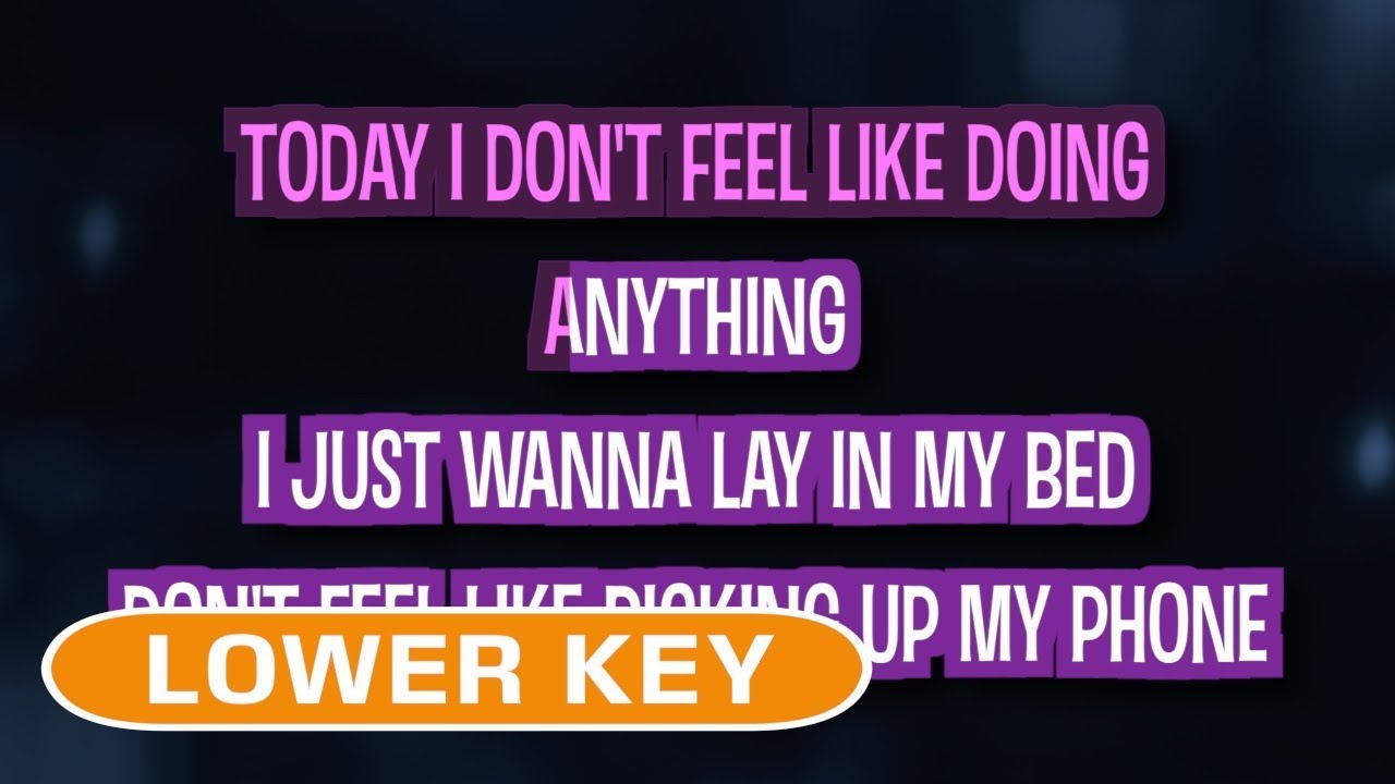 The Lazy Song (Karaoke Lower Key) - Bruno Mars