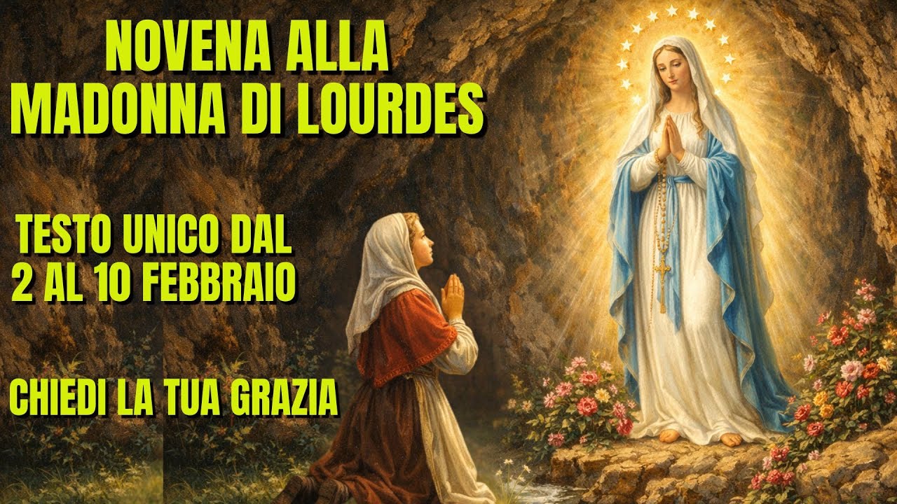 Novena all’Immacolata di Lourdes: Preghiera Potente per Chiedere una Grazia (2-10 Febbraio)