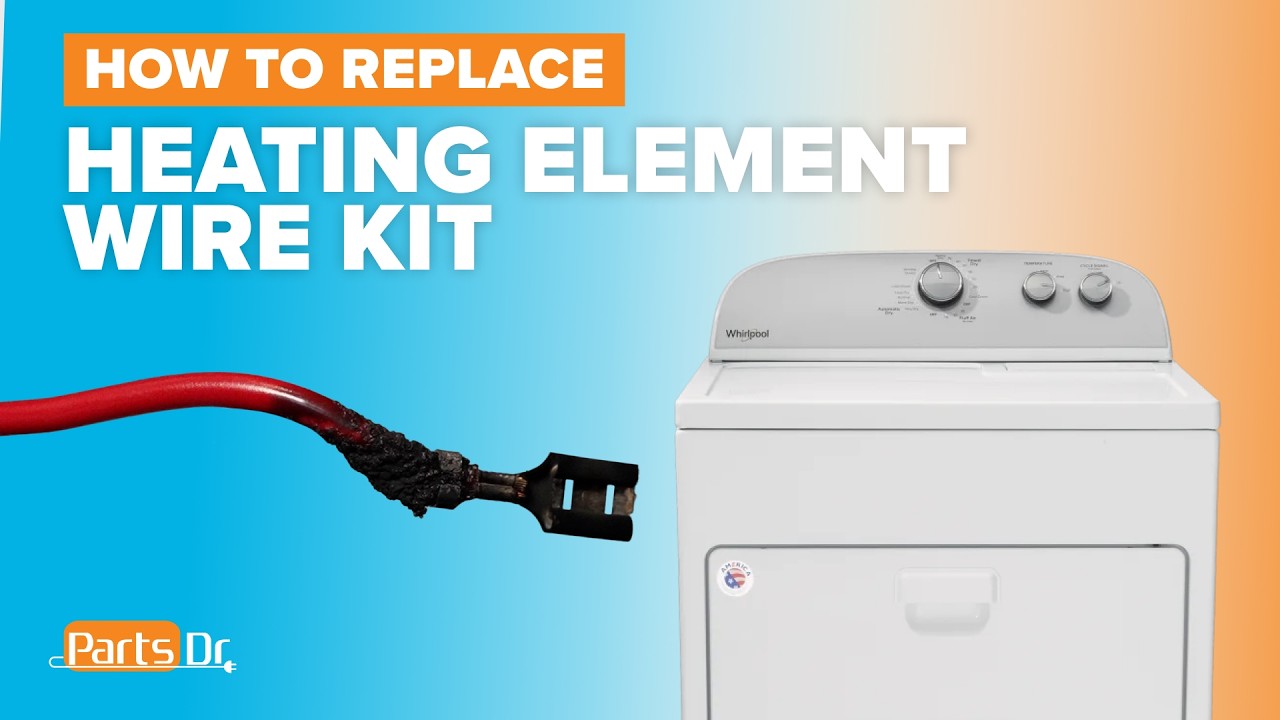 Burned wire?! How to replace Heating Element Wire Kit part # 279457 Whirlpool Maytag Amana