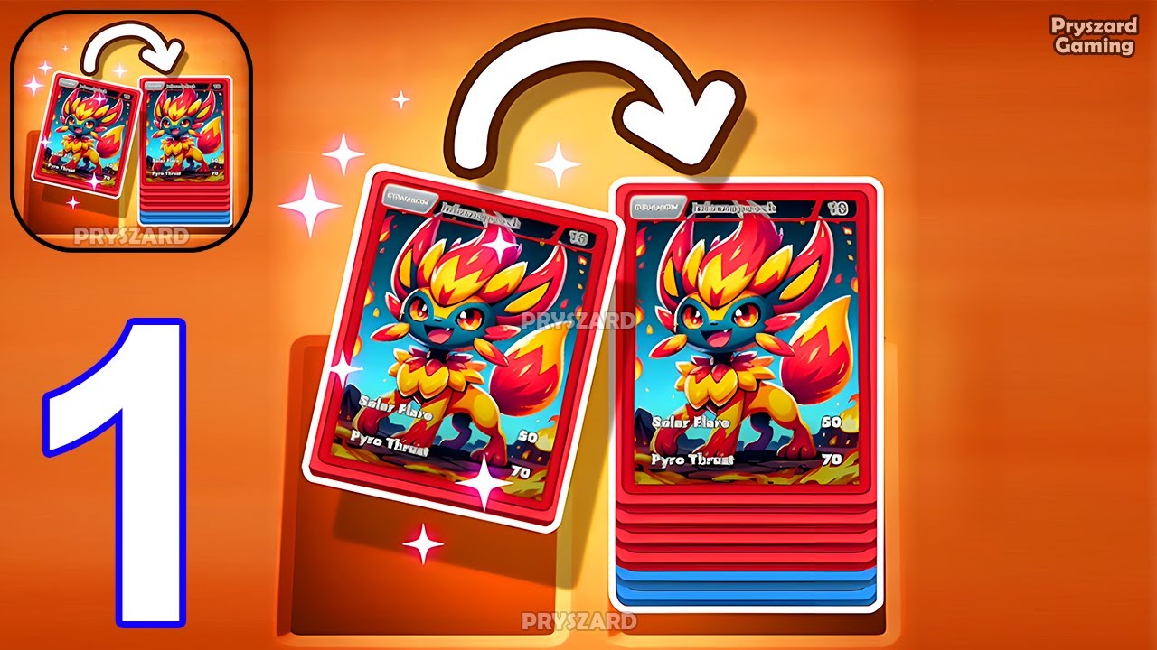 Mini Monsters: Card Collector - Gameplay Part 1 Monsters Stack Card Collection (iOS, Android)