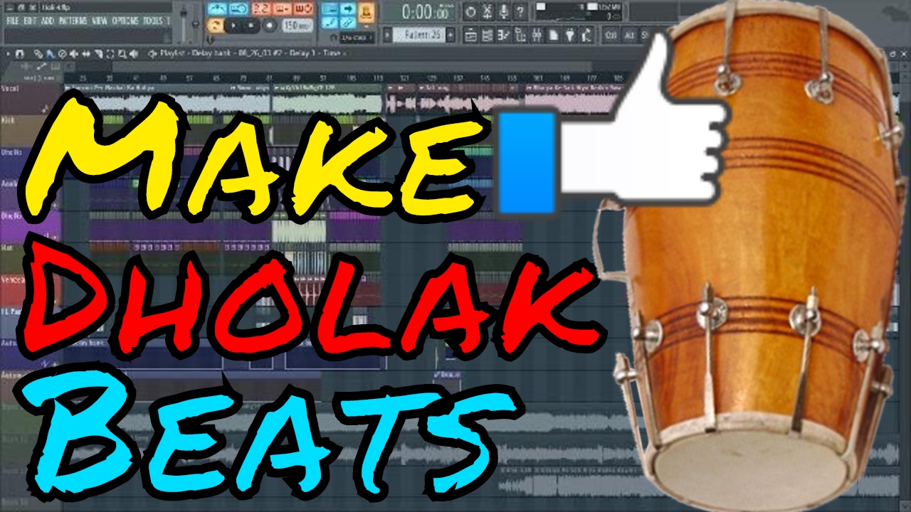How To Make Dholak Dholki Beats In FL Studio - Kaise Banaye Dholak Dholki Beats Aasaani Se