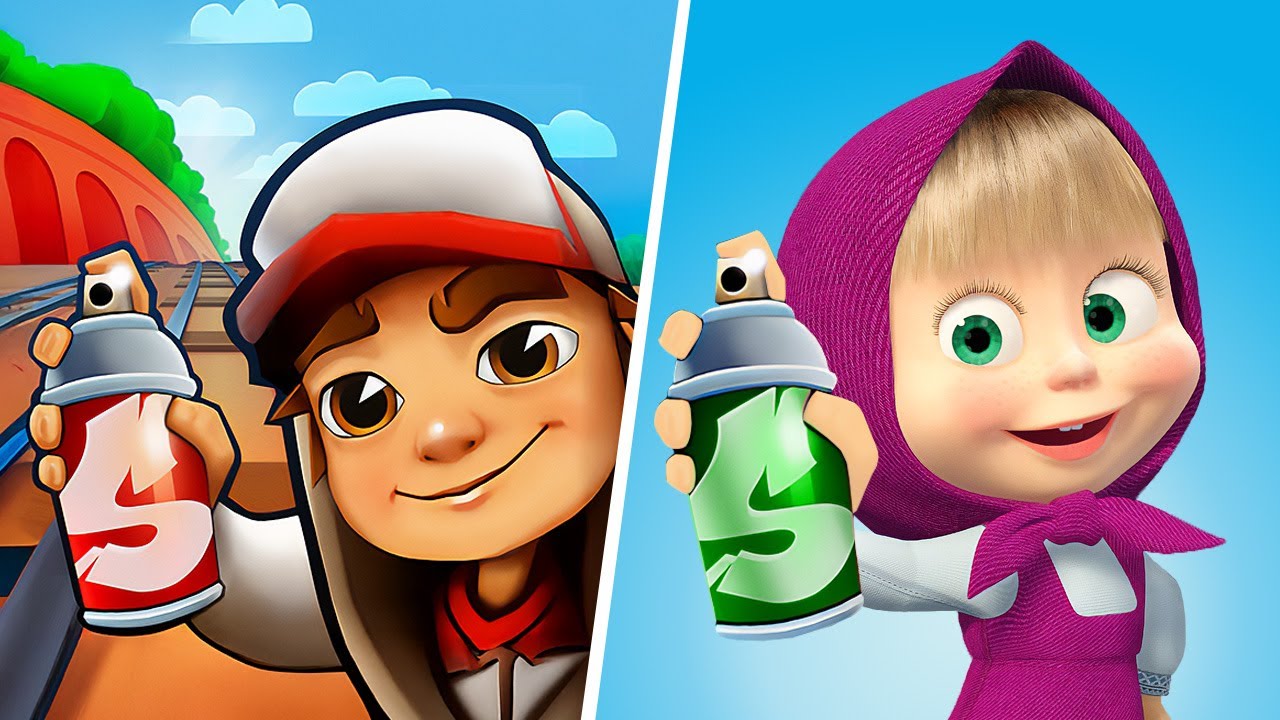 Subway Surfers VS Masha And The Bear Surf, Subway Surfers New Update Classic, Subway Surf Youtube