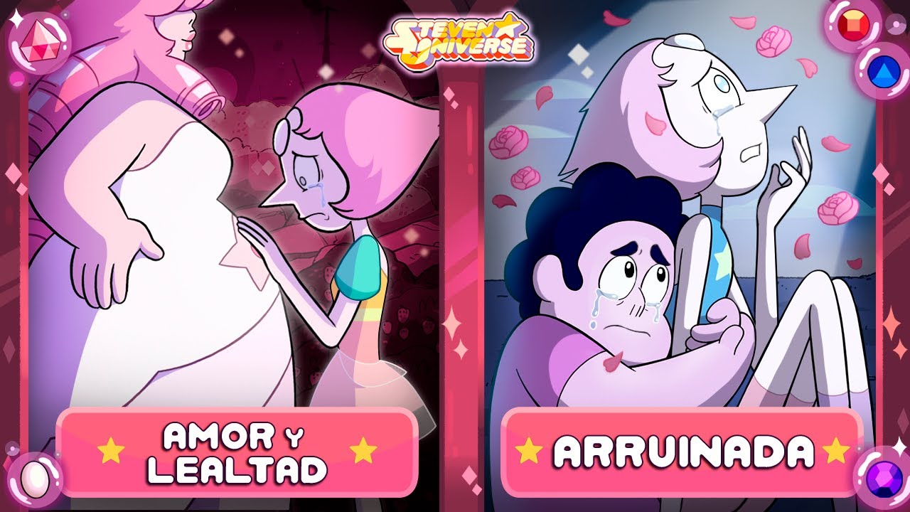 ¿Cómo PERLA arruinó su vida por amar a Rose? | Historias de Steven Universe