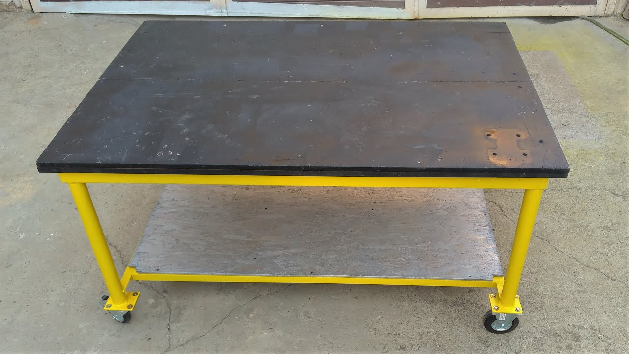 Making a steel worktable/workbench