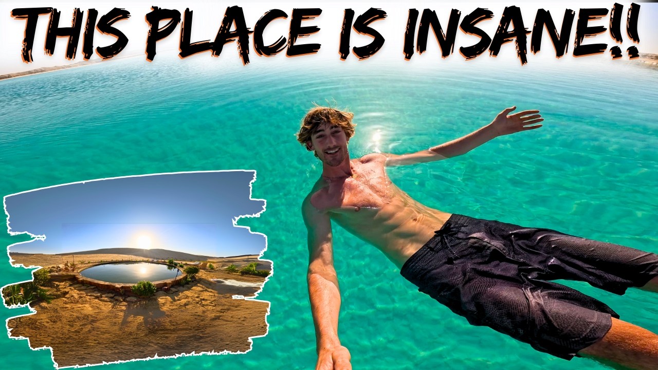 This Place is INSANE! Salt Lake & Hot Spring, Siwa Oasis, Egypt!!