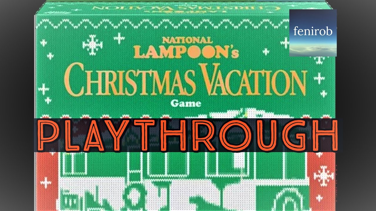 National Lampoon&rsquo;s Christmas Vacation Board Game | Playthrough