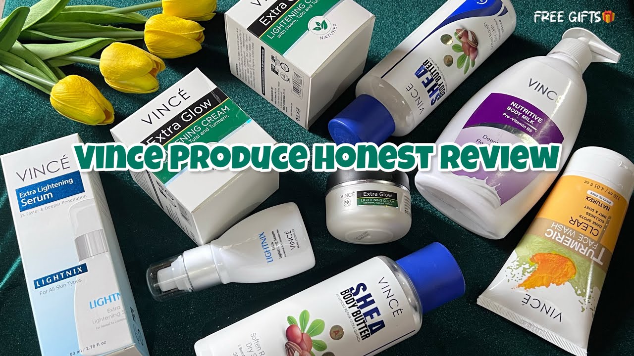 Vince Products Full Review||VINCE Best Deals With Free Gifts🎁 Skin Whitening Cream Results??