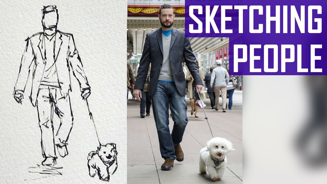 How to Sketch People in Pen and Ink (Part 1/2)