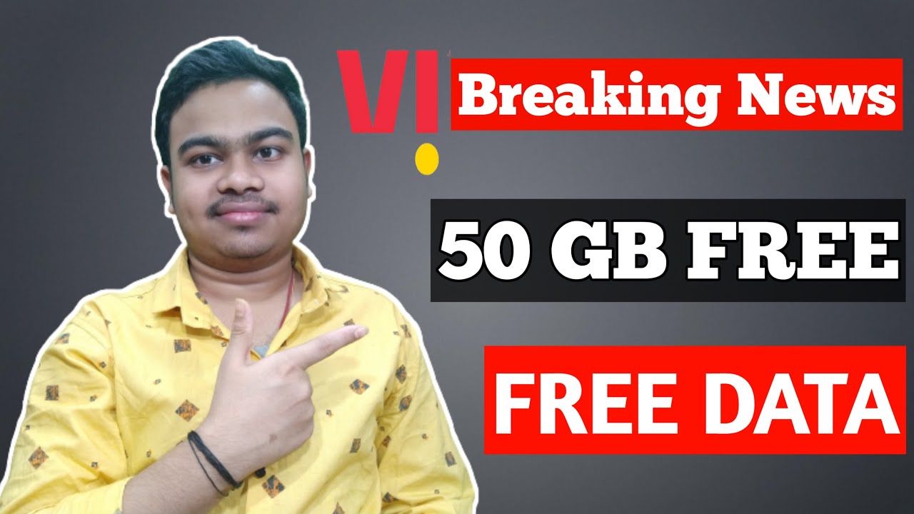 Vi 50GB Free Data Offer 2021 | Vi Free Data Offer 2021 | Vodafone-Idea