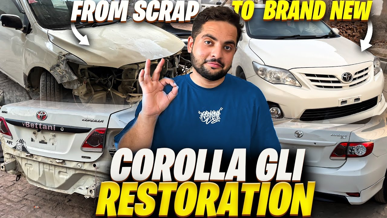 From Scrap to Brand New 😱 | Toyota Corolla GLI Full Restoration | Before After