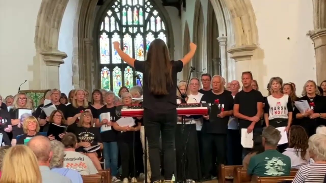 Marsh Choir perform 'Teardrop' by Massive Attack
