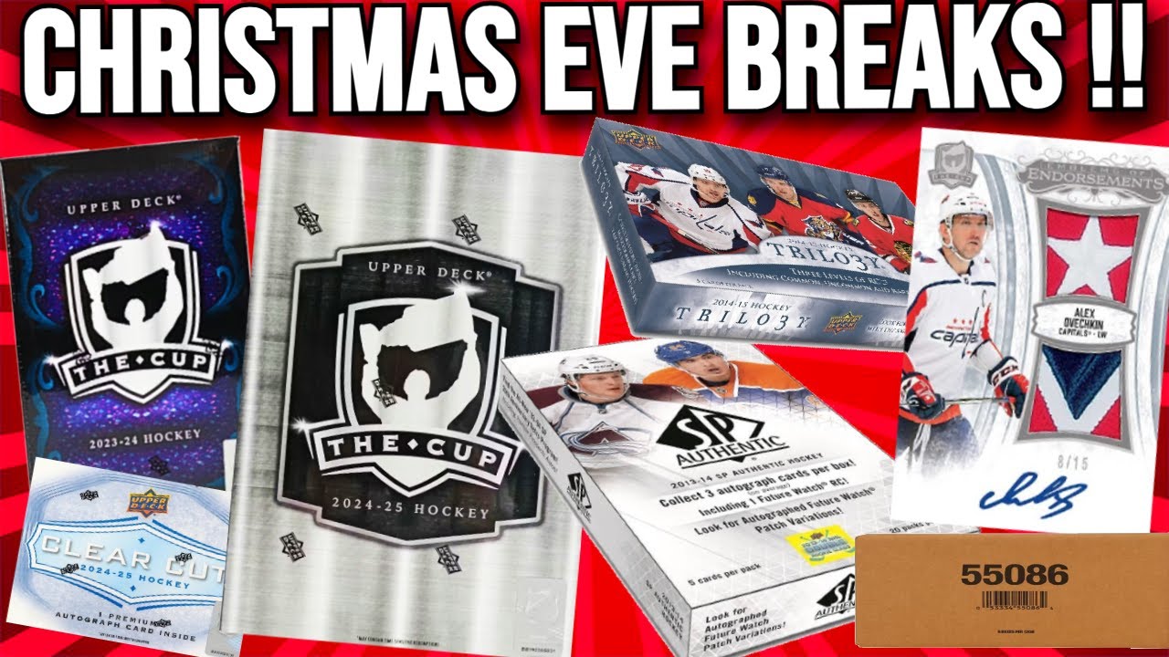 Christmas EVE Hockey Breaks !! - CUP, MIXERS & Shield Hunt !!🔥