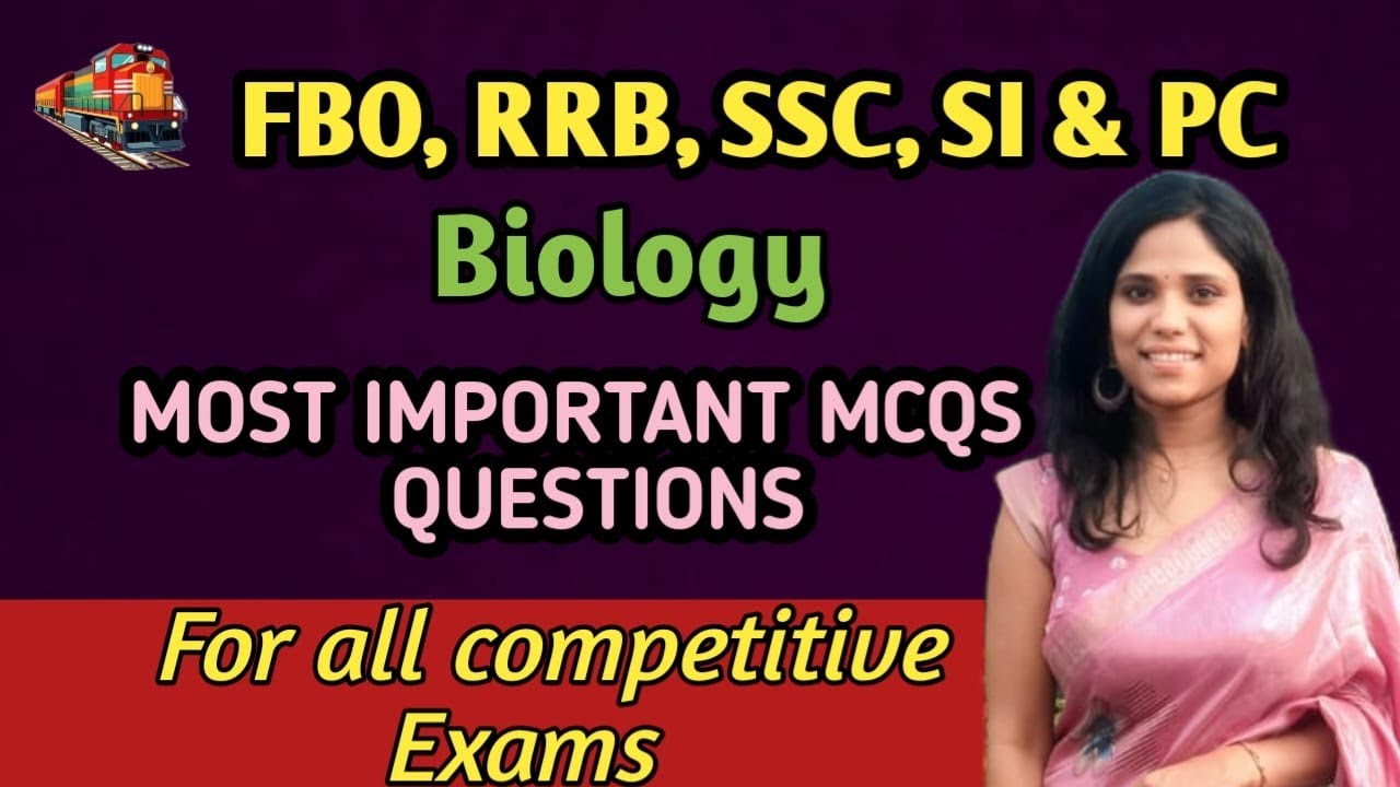 🎯 || Biology MCQs Discussion || Most Expected Questions 2025|| For all competitive exams:🎯