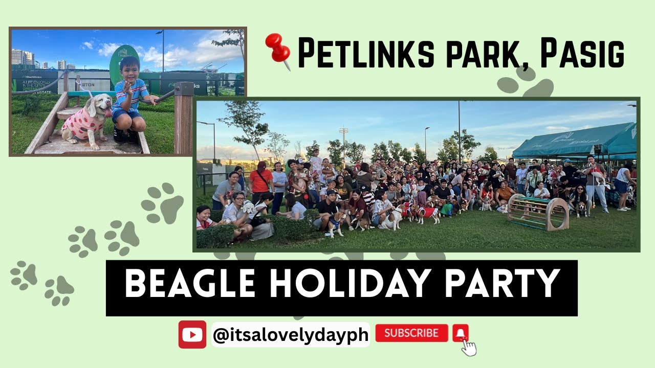 Рождественская вечеринка для любителей биглей без поводка в #Parklinks