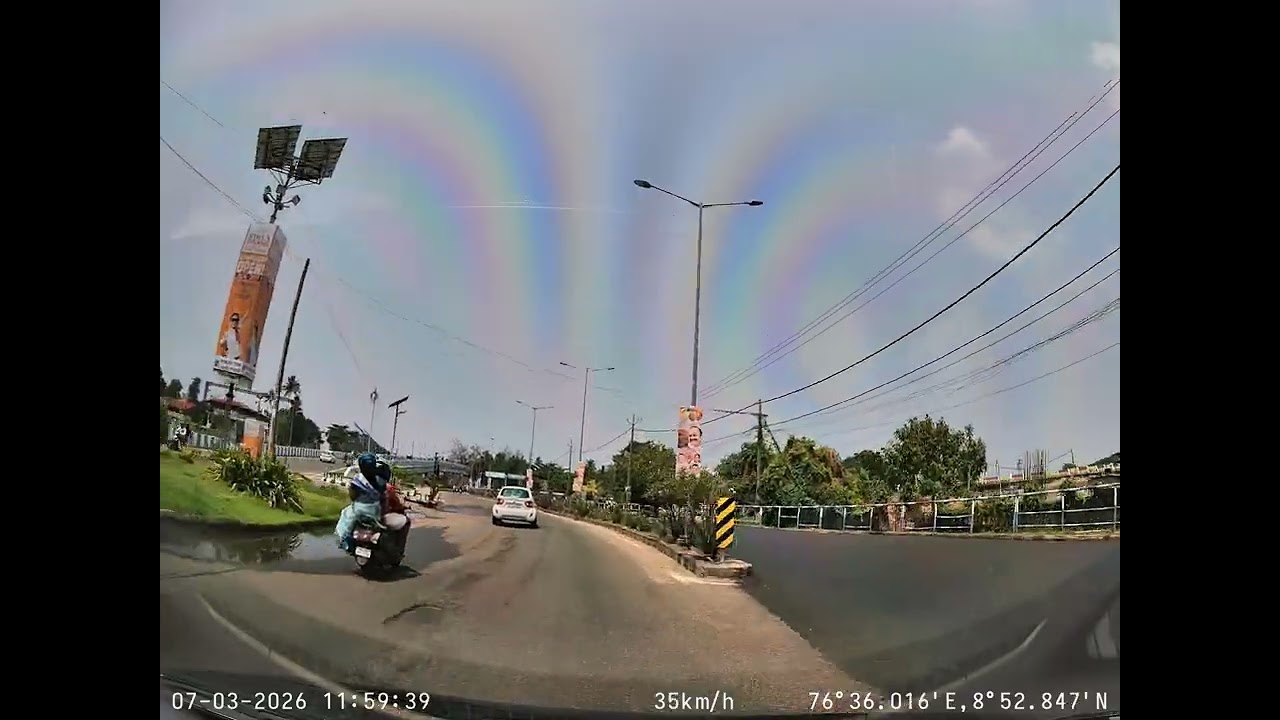 Real Indian Road Footage 🇮🇳 | 70mai A510 Rear Camera 1080p Sample