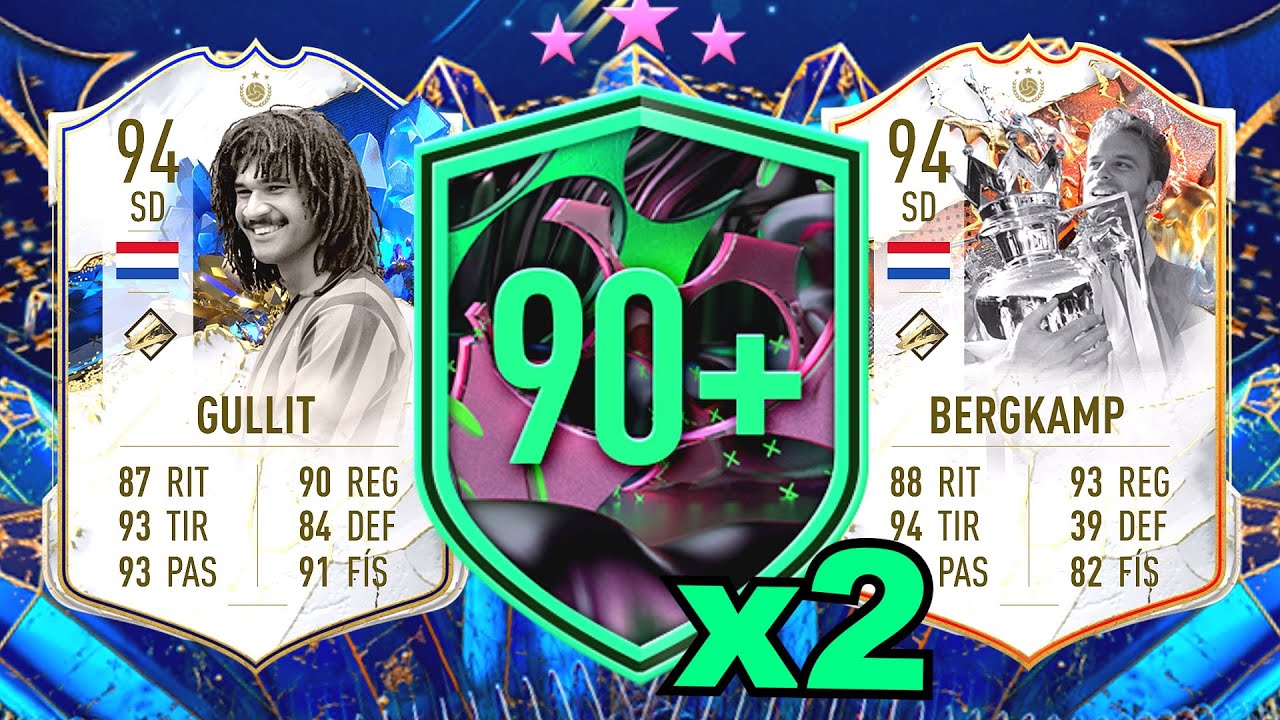 ME TOCA GULLIT? 😨 ABRO 2 ICONOS DE BRASIL, HOLANDA O FRANCIA +90 ASEGURADO! | FIFA 23 ULTIMATE TEAM