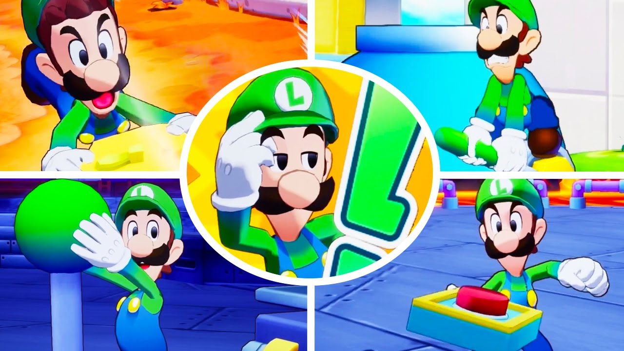 Mario & Luigi: Brothership - All Luigi Logic Special Moves