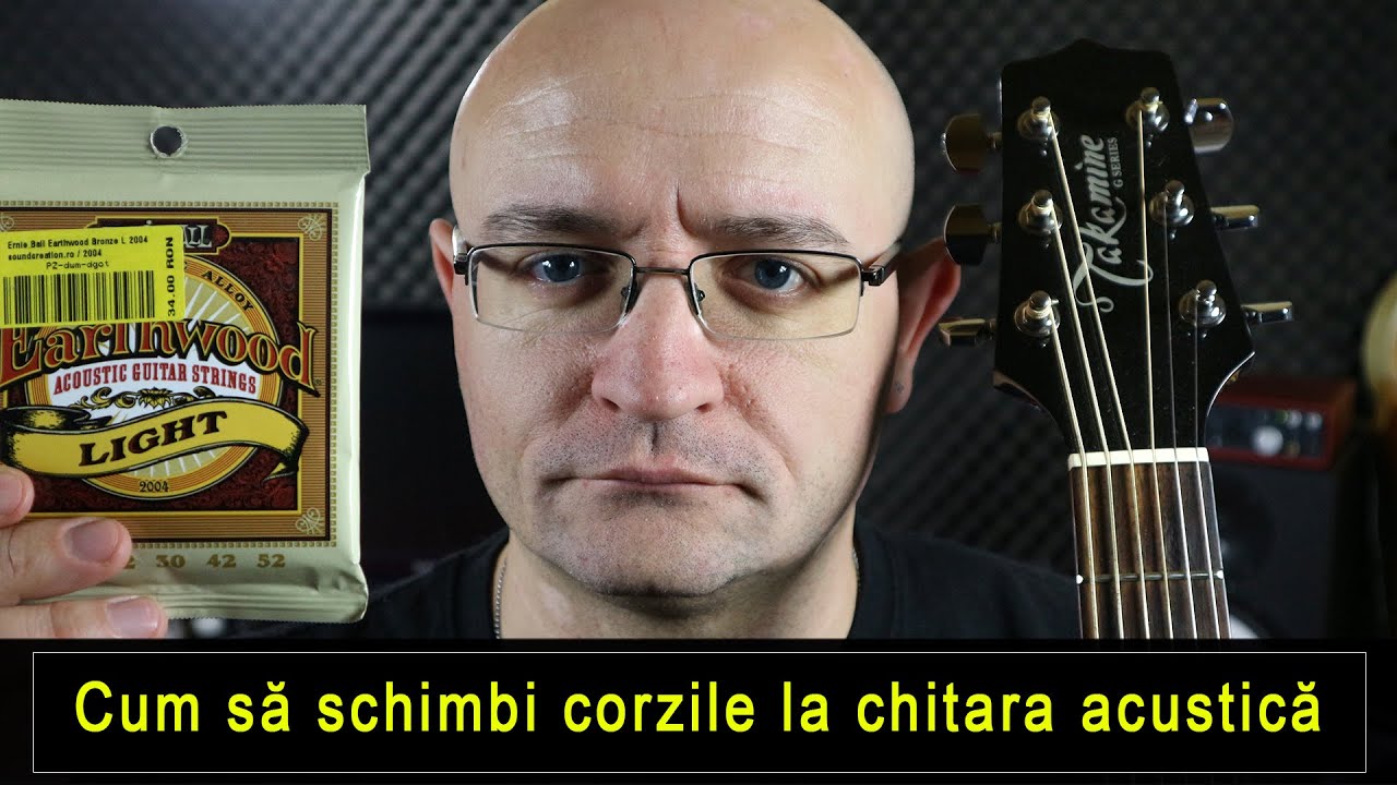 Cum să schimbi corzile la chitara acustică, clasică sau electro acustică