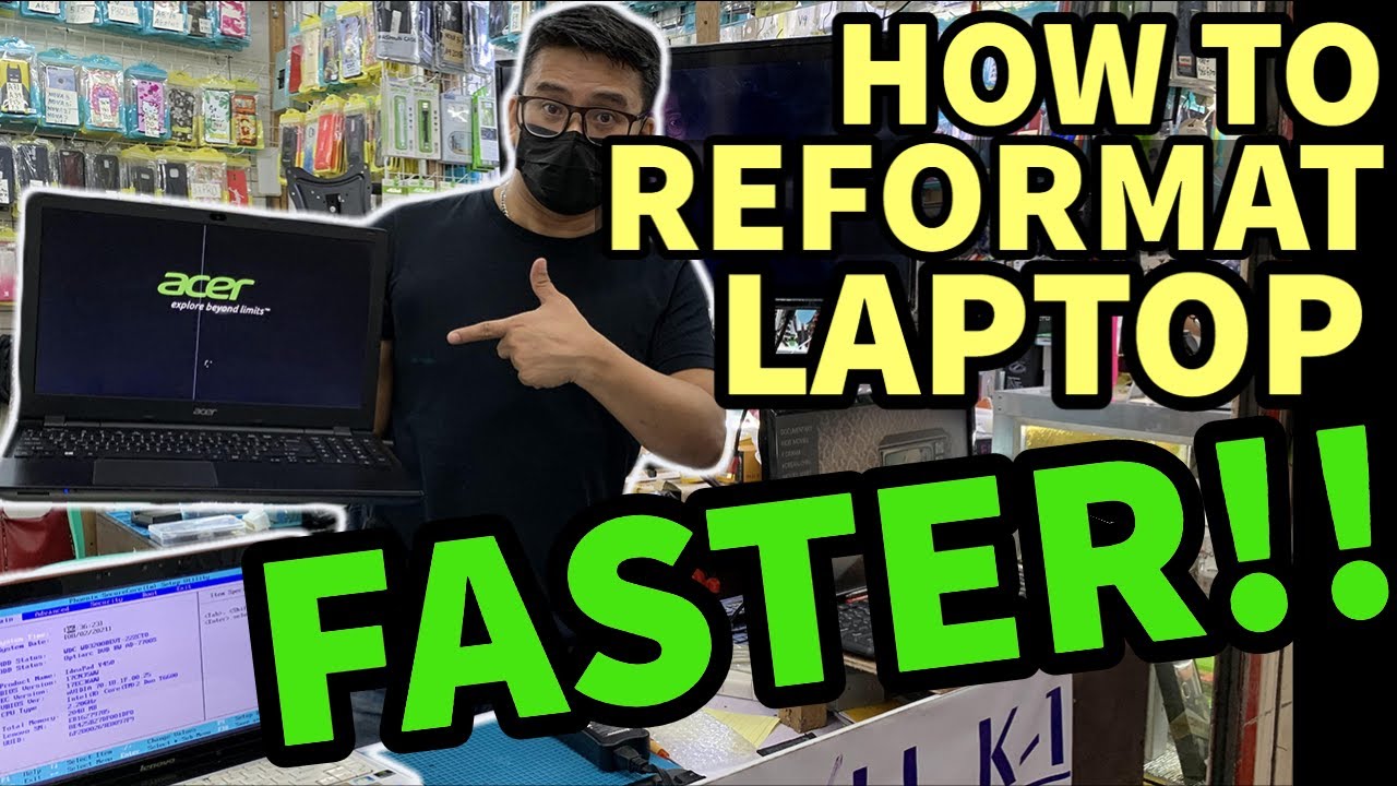 Easy step by step Tutorial on how to format / Install Windows (7,8,10,11) on Computer
