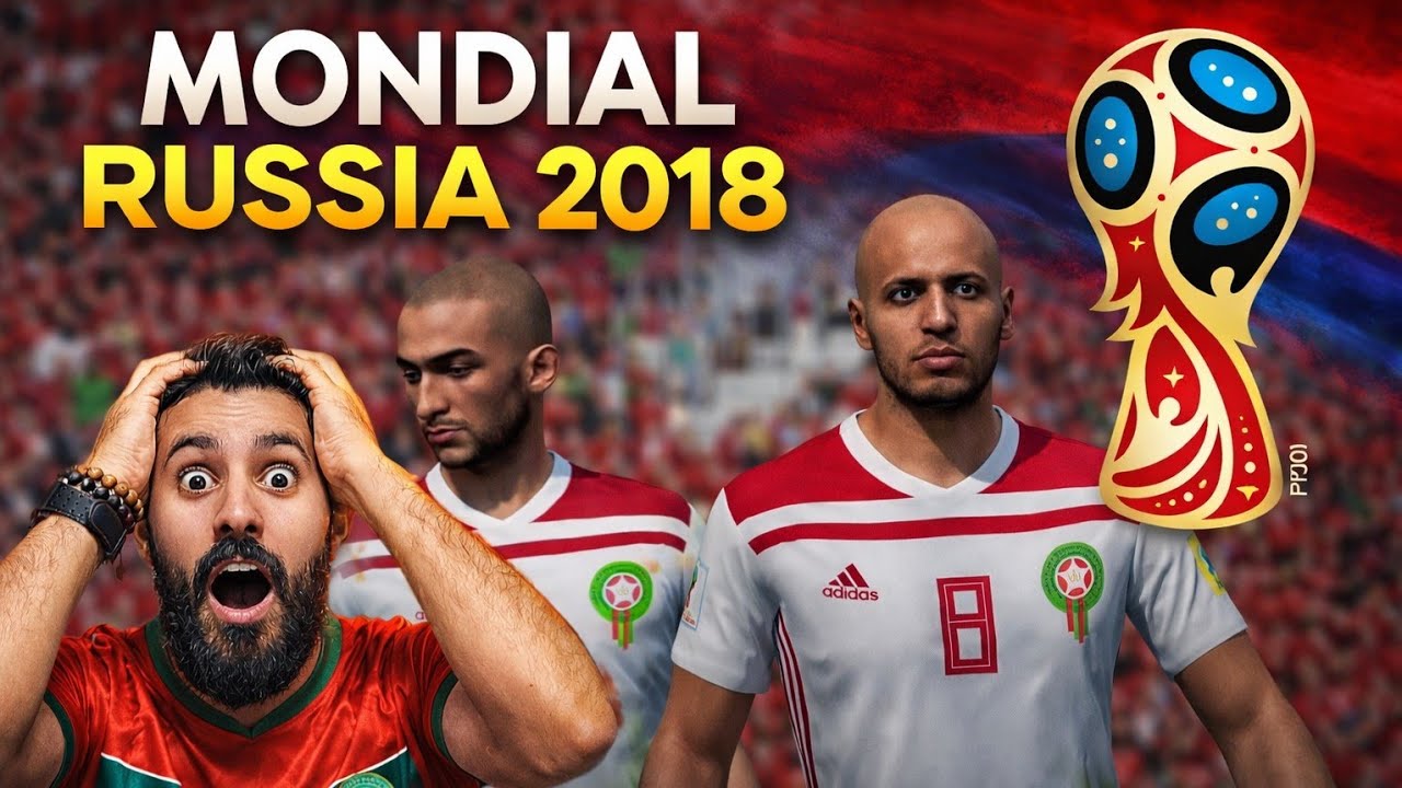 #للعبة بمنتخب #المغرب كأس🏆 العالم #2018 فيفا استرجاع ذكريات رائعة 😅 #فيفا2018
