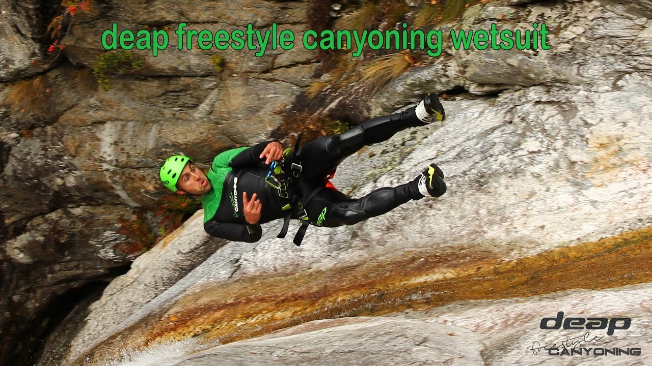 The first one and only freestyle canyoning wetsuit