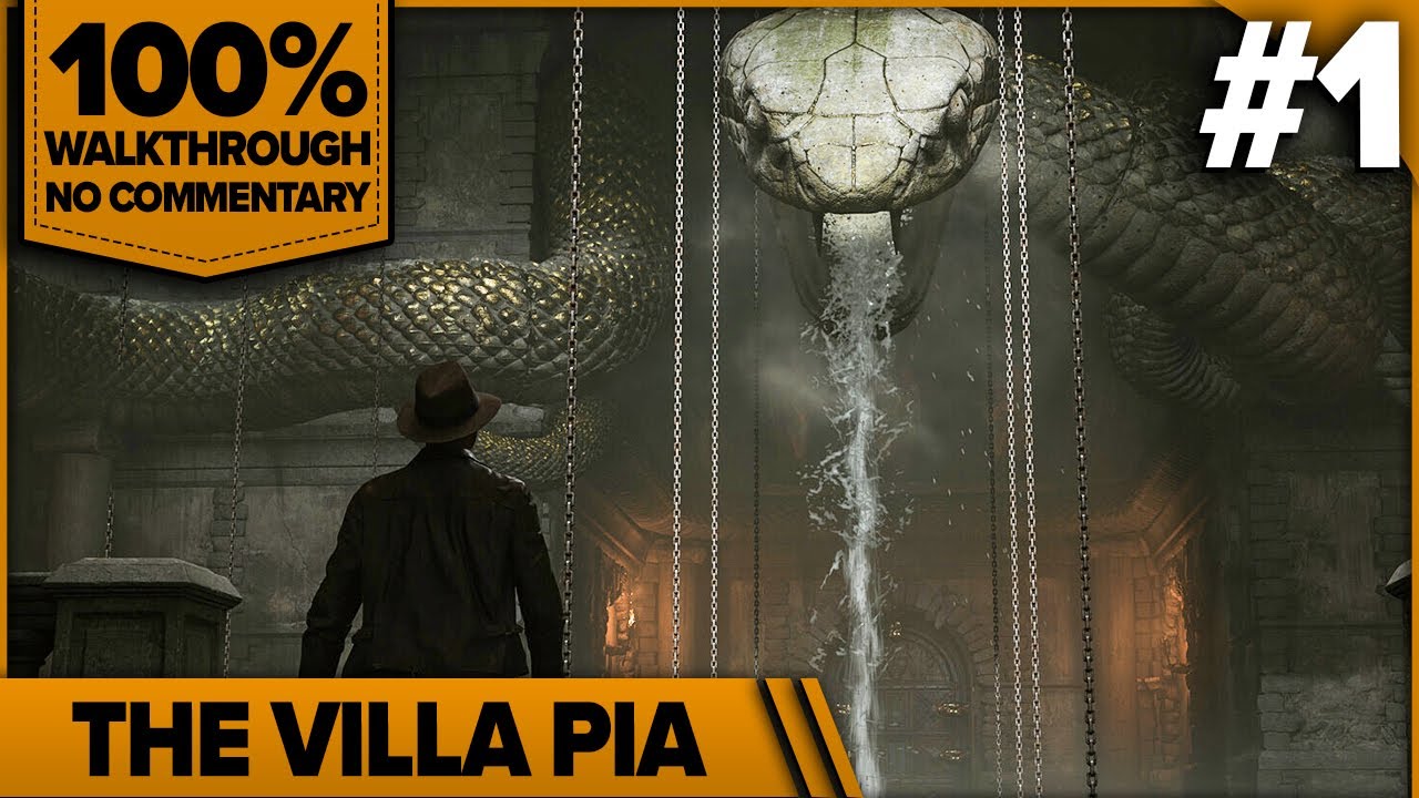 Indiana Jones TGC: The Order of Giants 100% Cinematic Walkthrough (Very Hard) 01 THE VILLA PIA