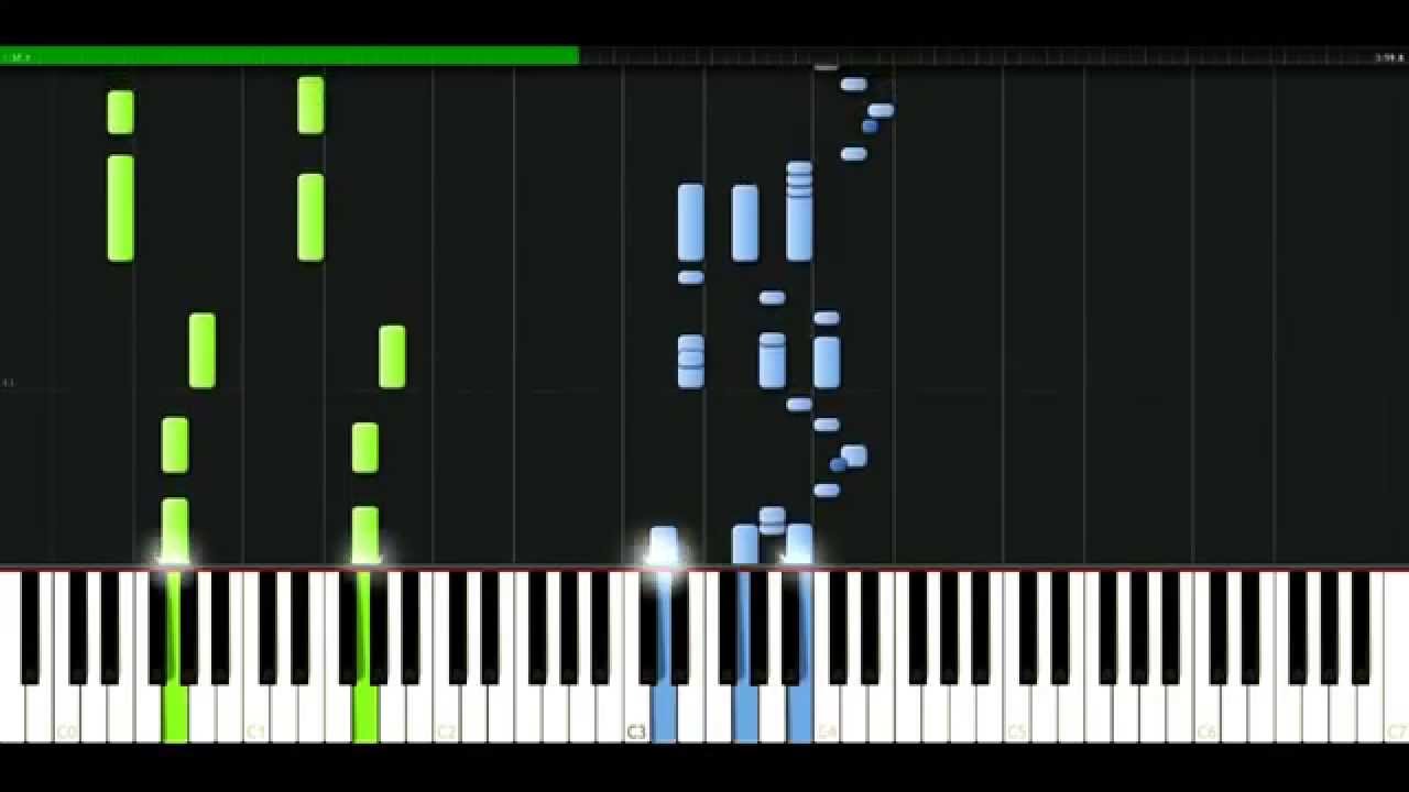 Don Omar - Ella y yo feat. Aventura [Piano Tutorial] Synthesia | passkeypiano
