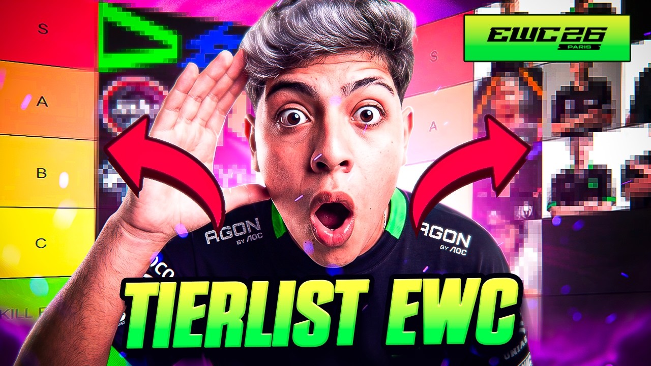 TIERLIST DA EWC FEITA PELA LOUD SNICKERS!