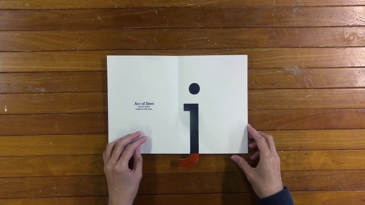 The Anatomy of Typography pop-up book