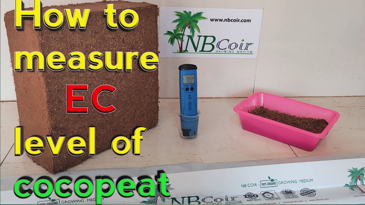 How to measure EC level of coco peat | Electrical conductivity