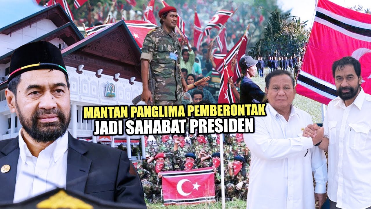MUZAKIR MANAF GUBERNUR YANG DISEGANI PRABOWO! Mantan Musuh Jadi Teman, Sepak Terjang Gebernur Aceh