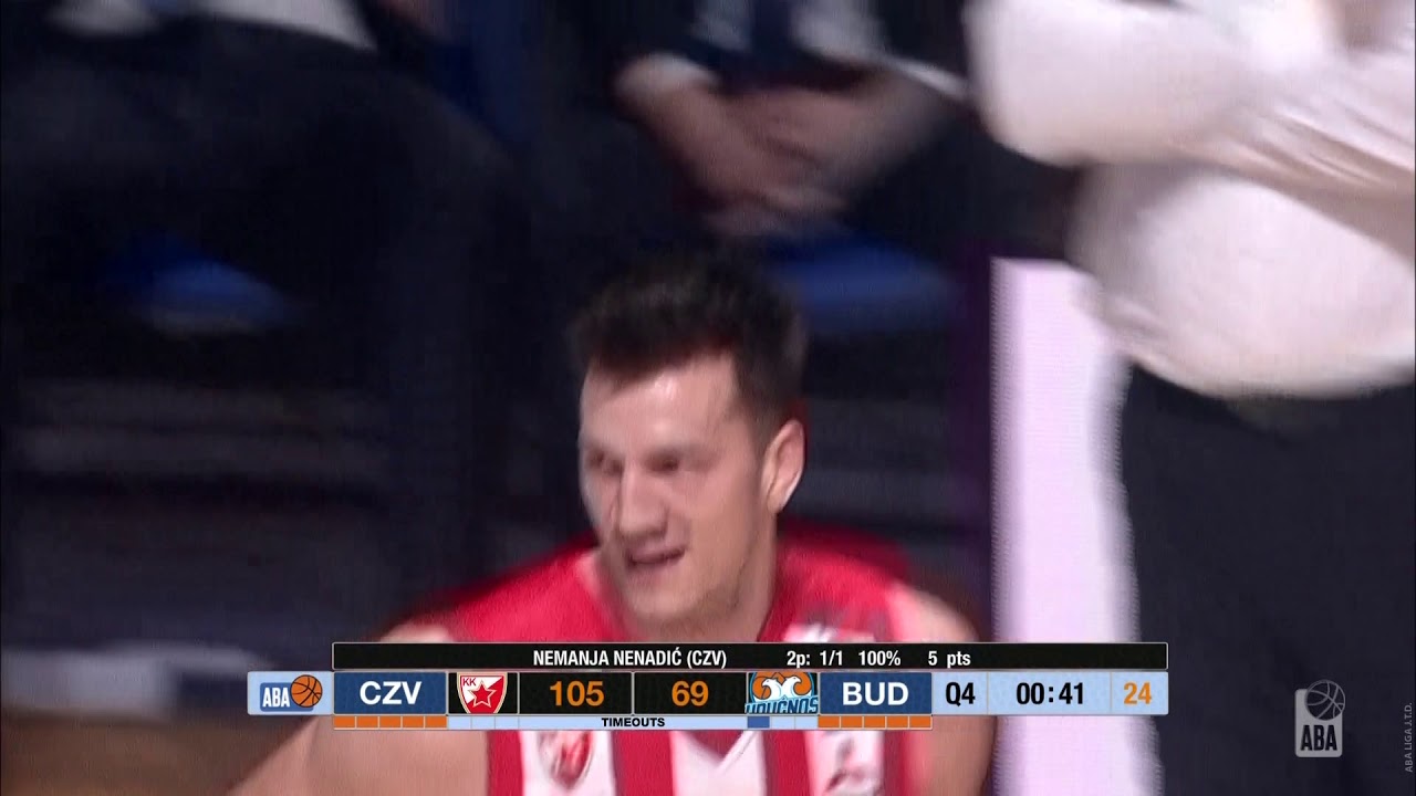 Nemanja Nenadić had his show in the finish of Game 2 (Crvena zvezda mts - Budućnost,VOLI 14.4.2019)