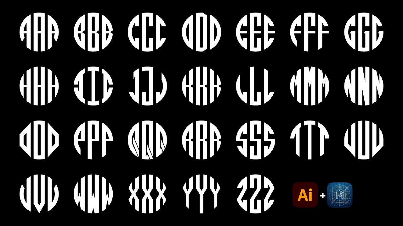 This Script Builds Perfect Monograms in 3 Seconds