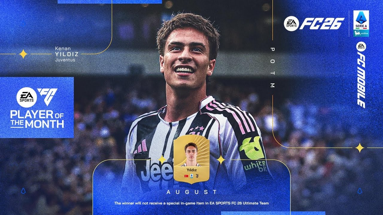 Best of Kenan Yildiz | EA Sports FC Player of the Month: August 2025 | Serie A 2025/26