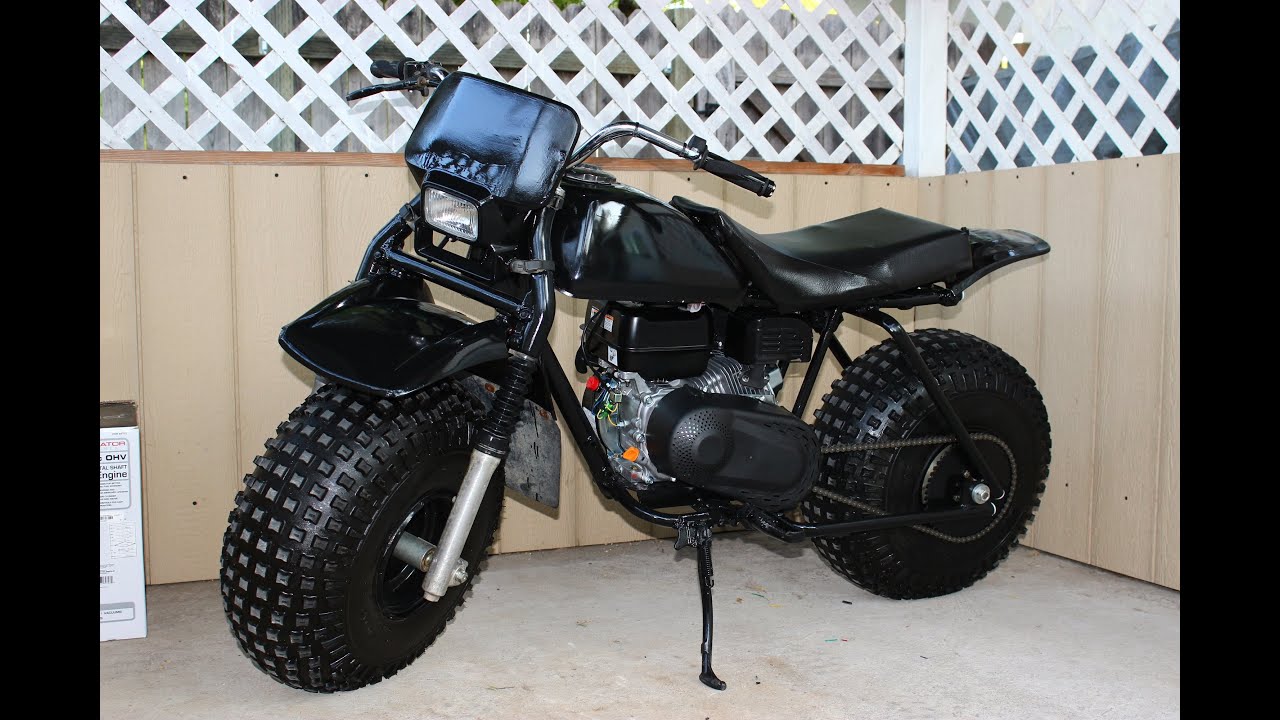 MONSTER MINIBIKE HONDA ATC 3 WHEELER TO 2 WHEELER