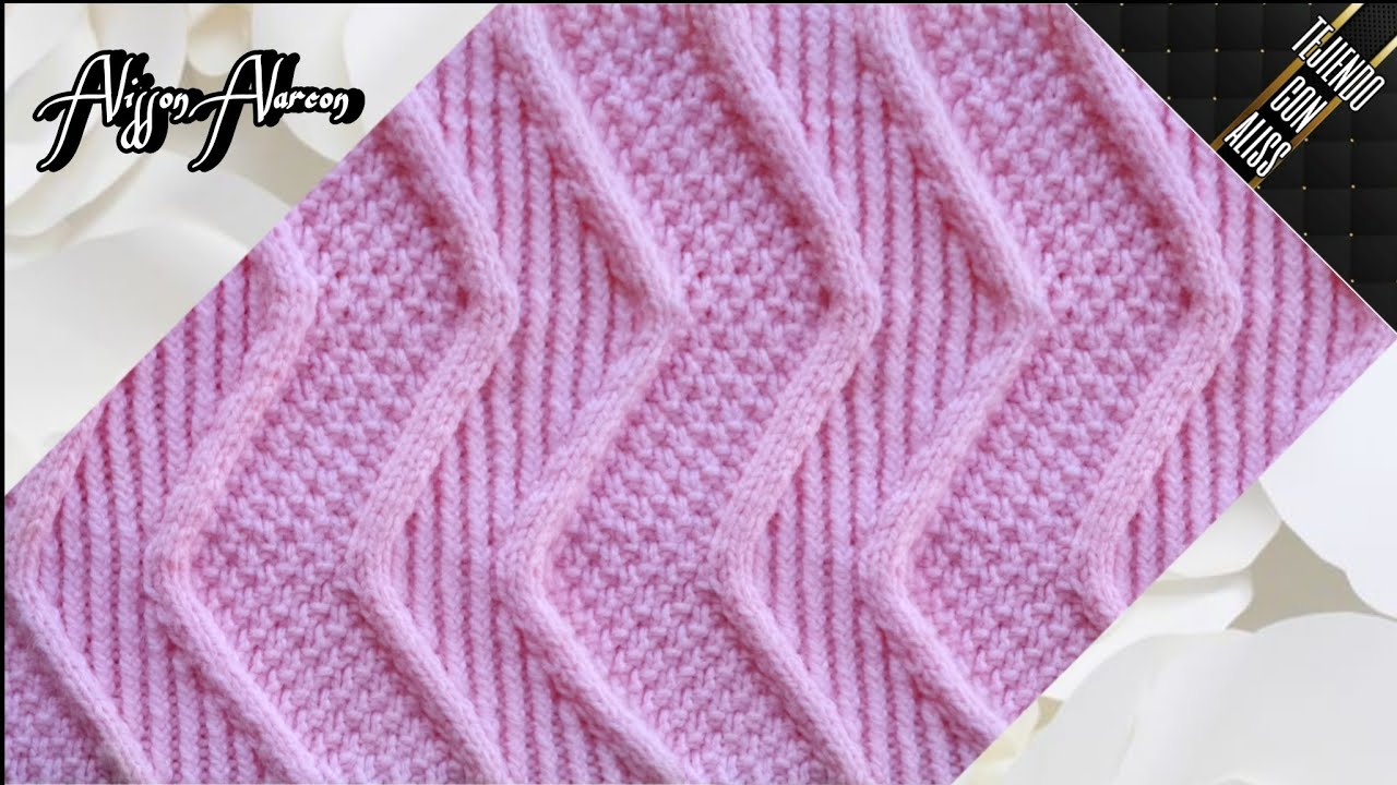 #699  - TEJIDO A DOS AGUJAS / knitting patterns / Alisson . A