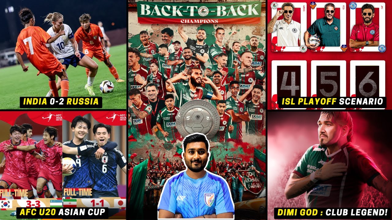 Mohun Bagan creats HISTORY! Dimi Petratos: The Club Legend|ISL Playoffs scenario|India 0-2 Russia