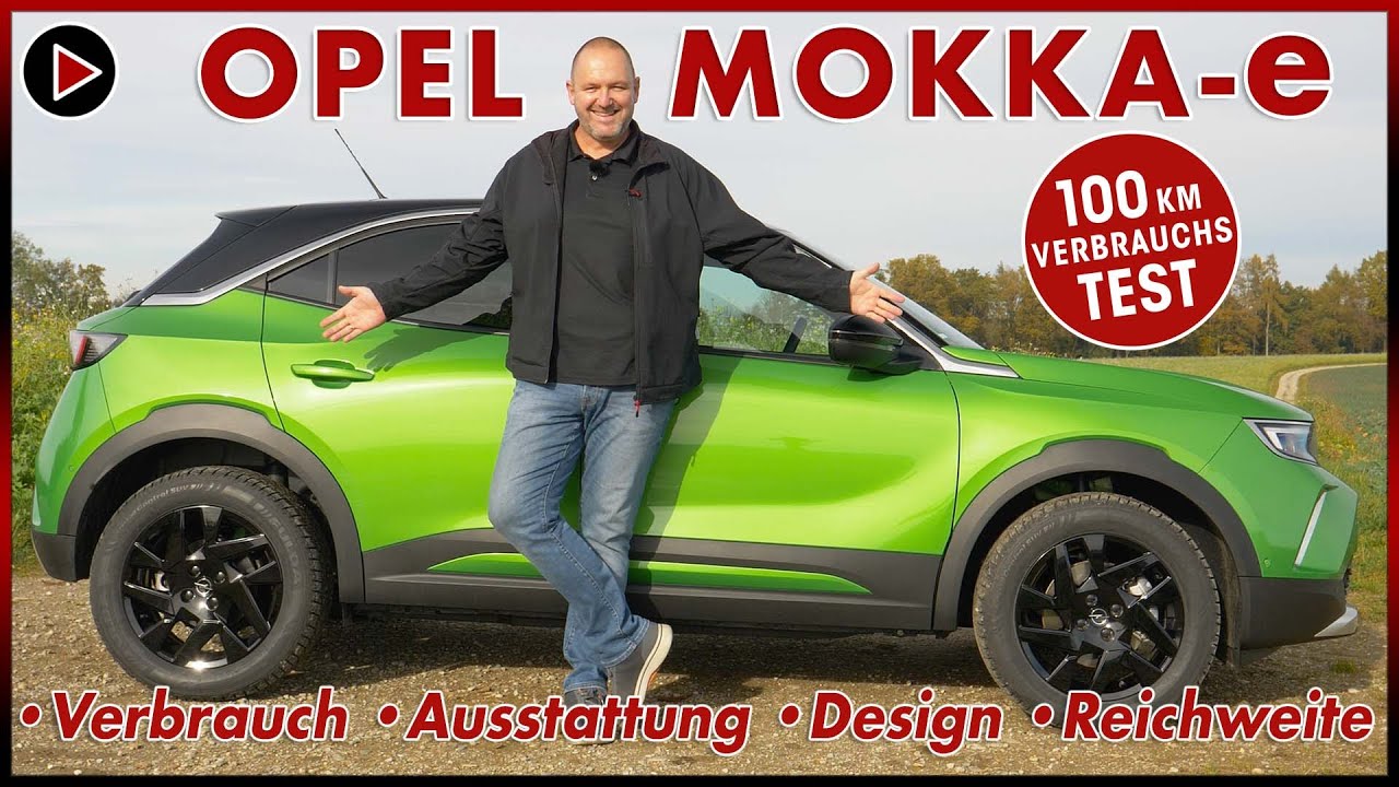 Opel Mokka-e 100 km Verbrauch Test im kleinen Elektro SUV | Batterie Reichweite Laden Review 2022