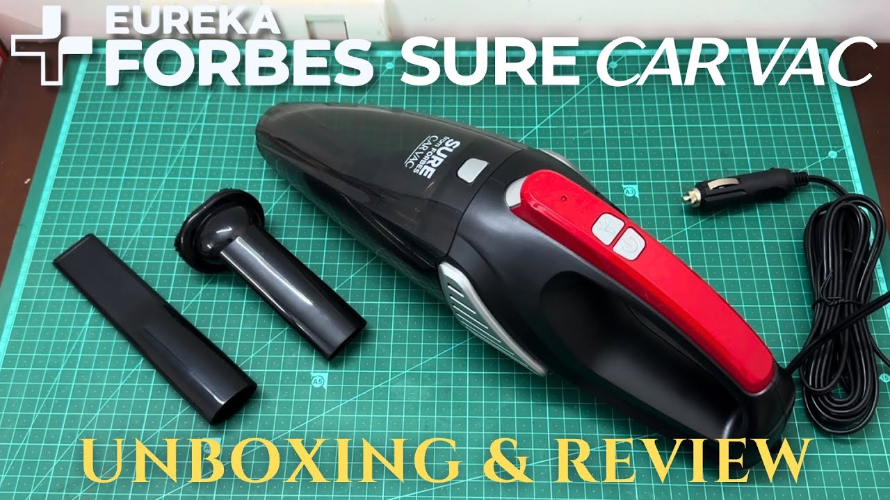 Автомобильный пылесос Eureka Forbes Sure — распаковка и обзор