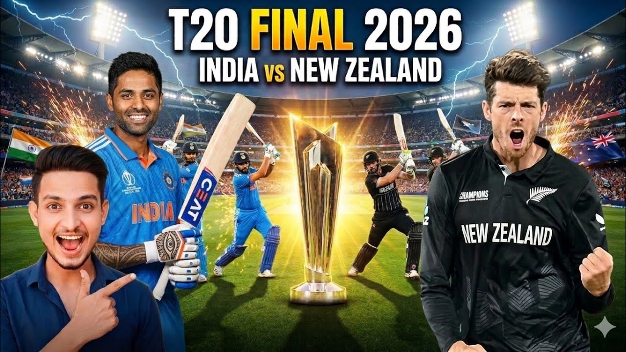 T20 World Cup 2026 Final | India vs New Zealand | Who Will Win? Full Match Preview