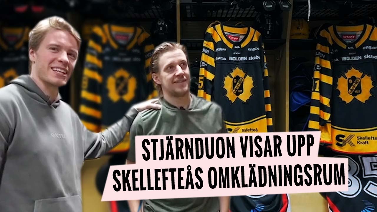 Visar upp Skellefteå AIK:s omklädningsrum: ”Han är MVP!”