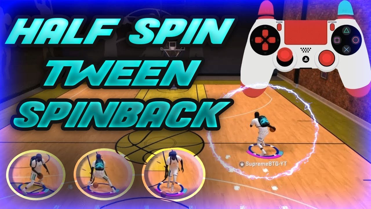 HALF SPIN BETWEEN THE LEGS SPIN BACK TO THE 3 PT LINE TUTORIAL! NBA 2K20 DRIBBLE TUTORIAL!