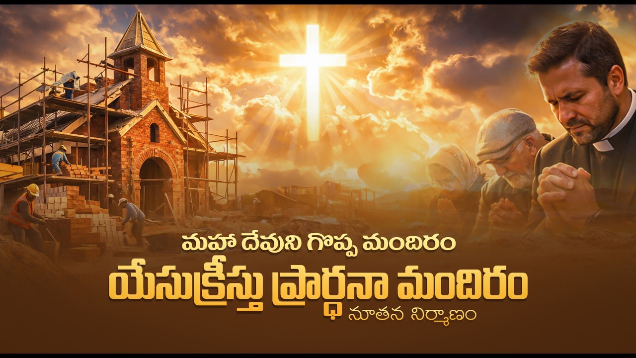 JESUS CHRIST PRAYER HOUSE NEW CHURCH CONSTRUCTION || DUMMULAPETA || KAKINADA